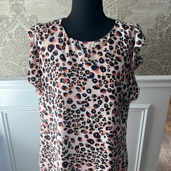 Cupcakes & Cashmere Animal Print Dress Size M - Picture 3 of 7